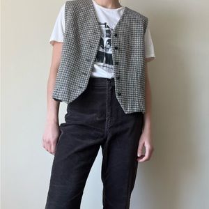 Vintage Plaid Vest